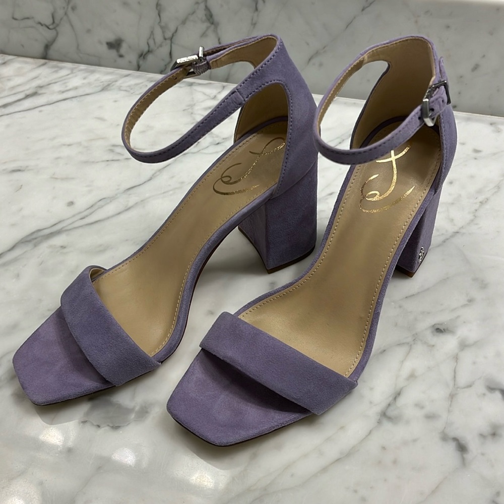 SAM EDELMAN - PURPLE HEELS - SIZE 7 1/2